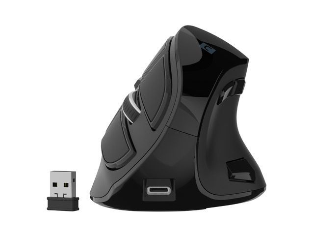 natec Euphonie Pro Wireless Vertical Mouse Black