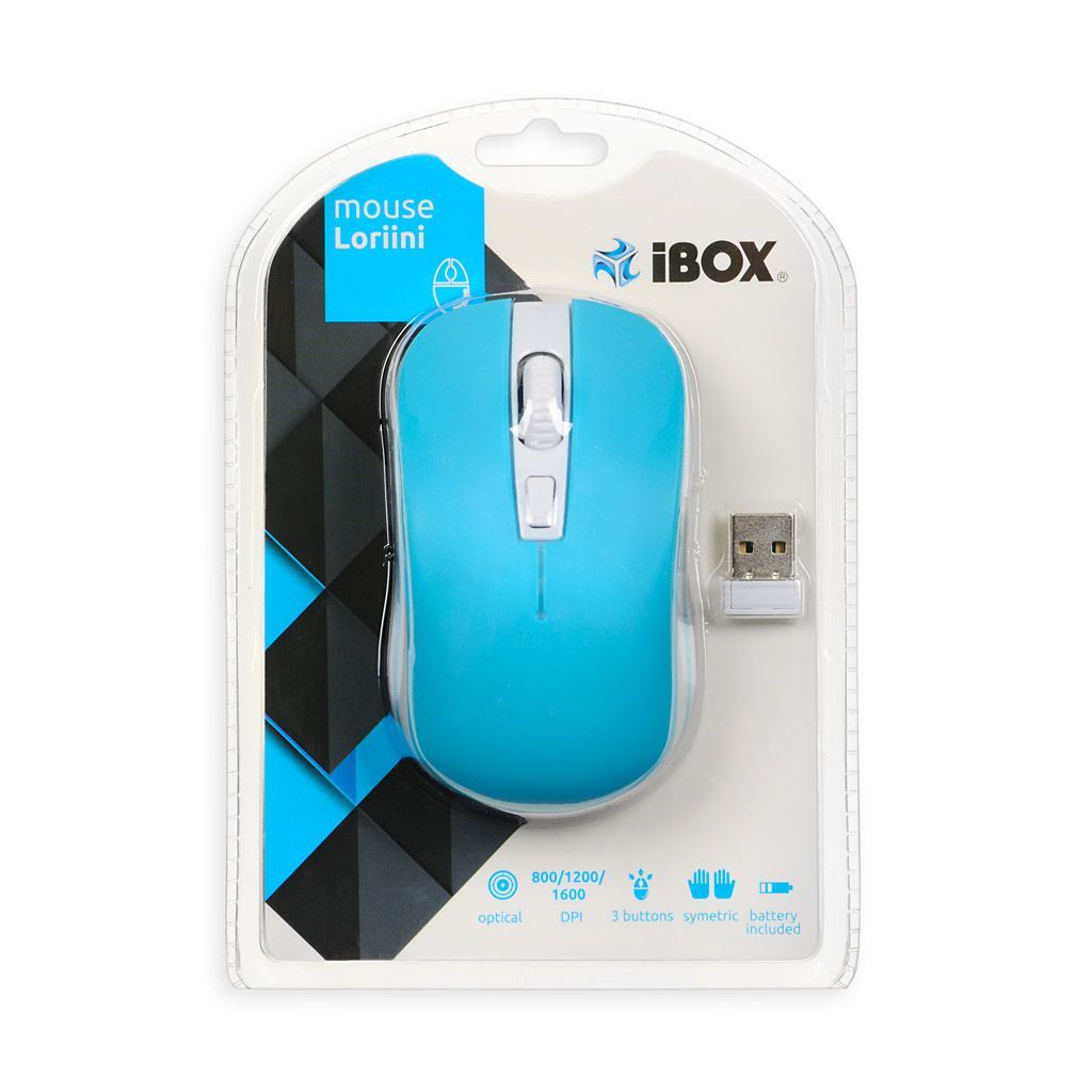 iBox LORIINI Wireless Mouse Blue iBox LORIINI Wireless Mouse Blue