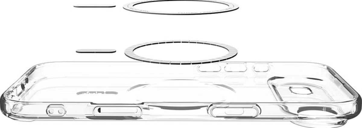 Pitaka Ultra Hybrid MagSafe case for iPhone Air Clear White Pitaka Ultra Hybrid MagSafe case for iPhone Air Clear White