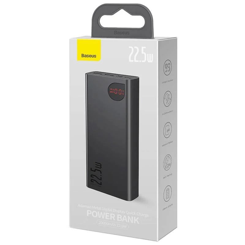 Baseus Adaman Metal 20000mAh Powerbank Black