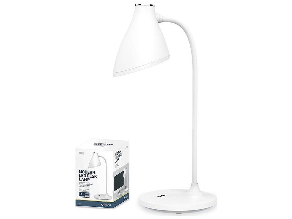 Platinet Rechargeable Desk Lamp 2400mAh 5W White Platinet Rechargeable Desk Lamp 2400mAh 5W White