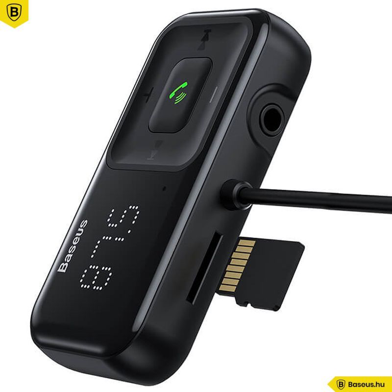 Baseus S-16 FM transzmitter Black Baseus S-16 FM transzmitter Black