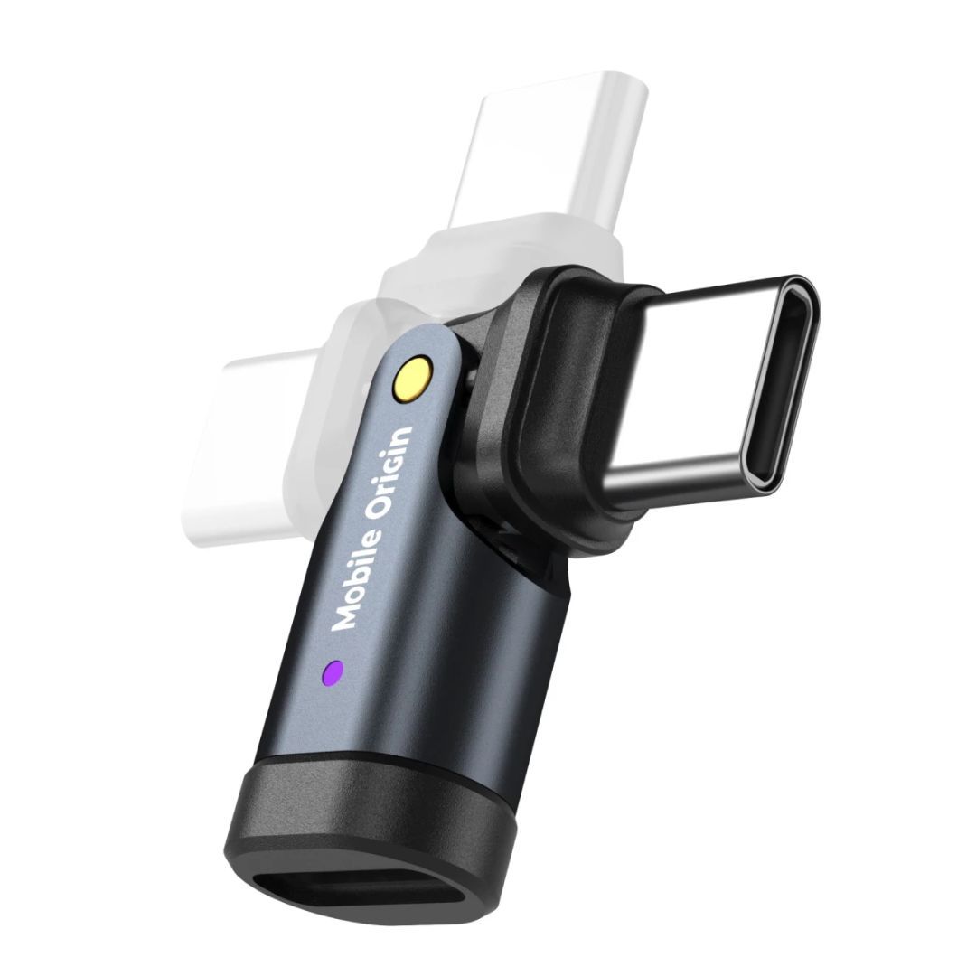 Mobile Origin 240W USB-C Rotation Adapter Black