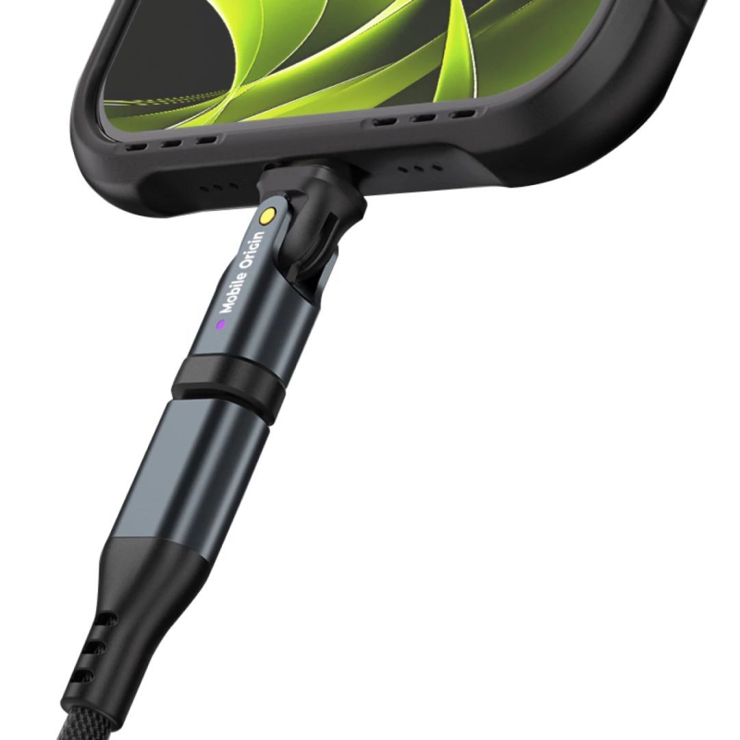 Mobile Origin 240W USB-C Rotation Adapter Black