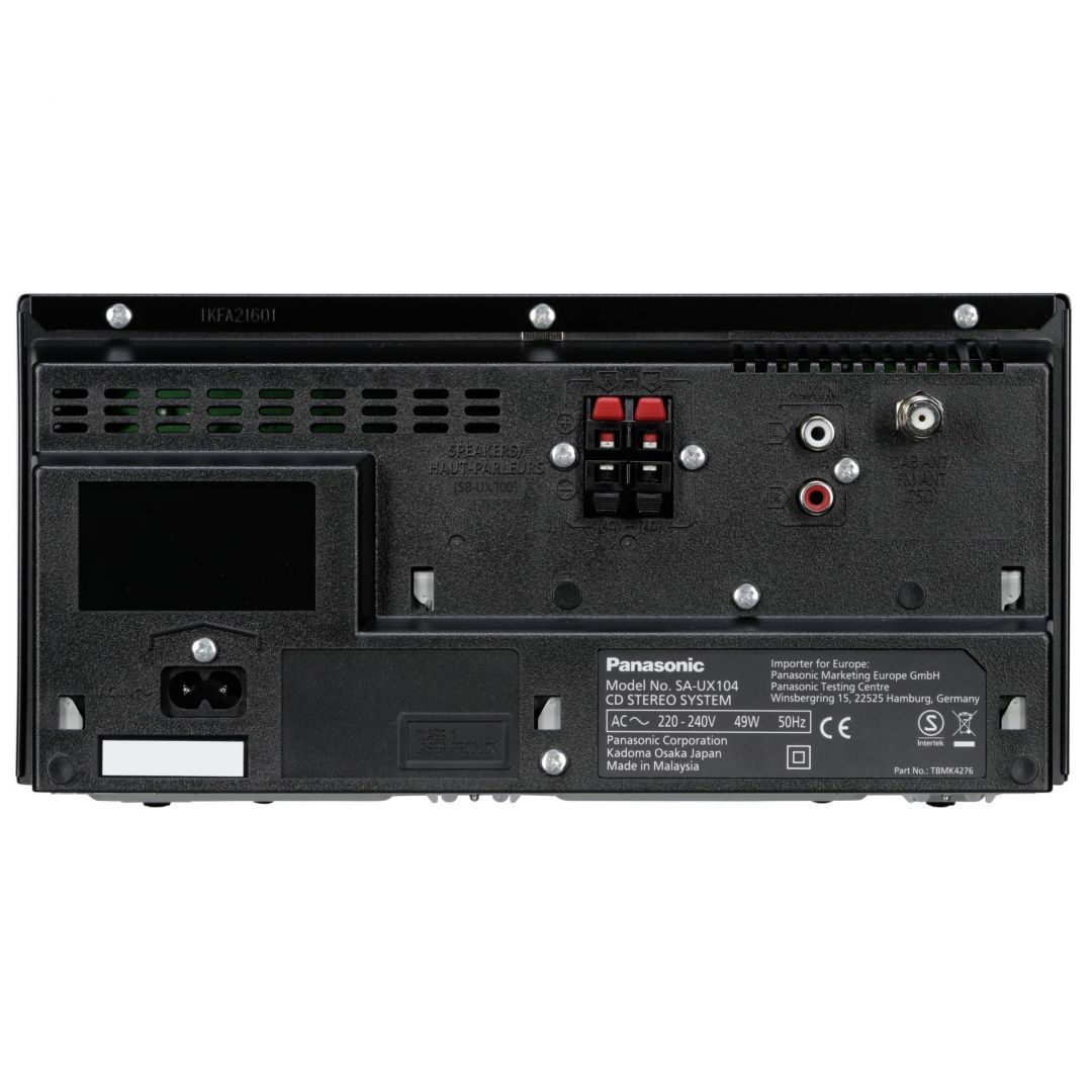Panasonic SC-UX104EG-B Mini System Black Panasonic SC-UX104EG-B Mini System Black