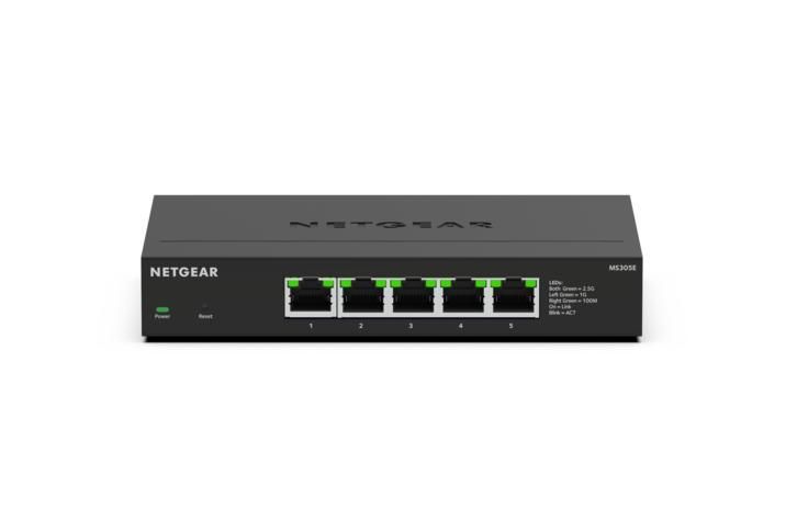 Netgear 5-port 2.5G Multi-Gigabit Ethernet Plus Switch Netgear 5-port 2.5G Multi-Gigabit Ethernet Plus Switch