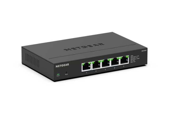 Netgear 5-port 2.5G Multi-Gigabit Ethernet Plus Switch Netgear 5-port 2.5G Multi-Gigabit Ethernet Plus Switch