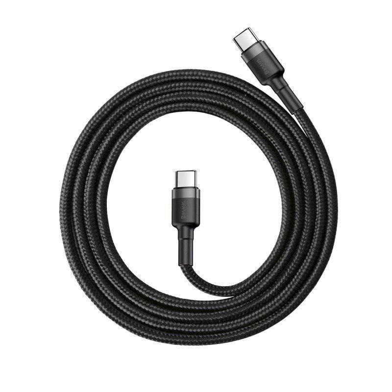 Baseus Cafule USB-C Cable 60W 1m Black/Grey Baseus Cafule USB-C Cable 60W 1m Black/Grey