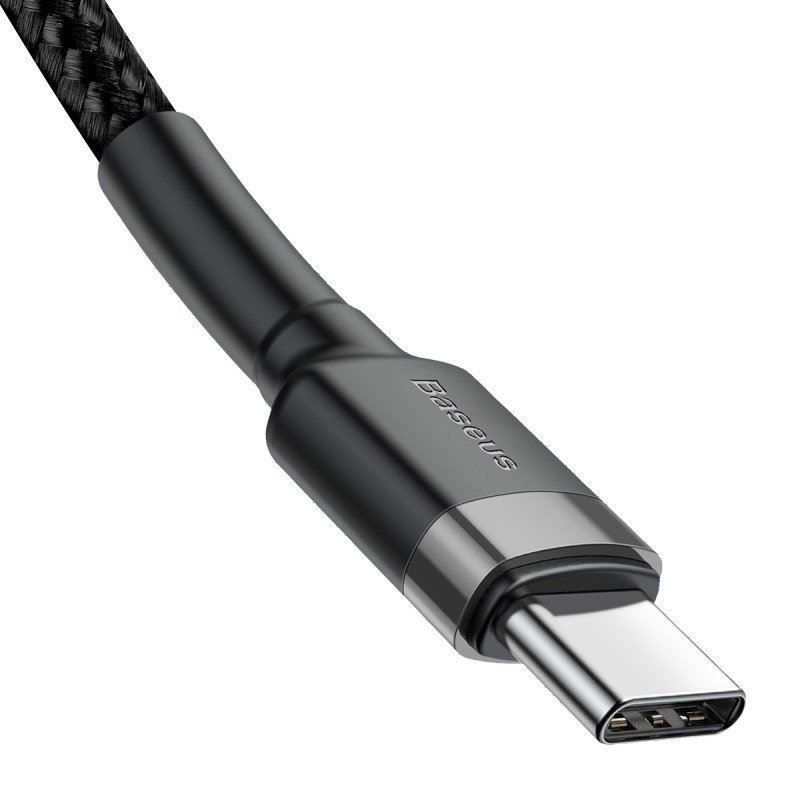 Baseus Cafule USB-C Cable 60W 1m Black/Grey Baseus Cafule USB-C Cable 60W 1m Black/Grey