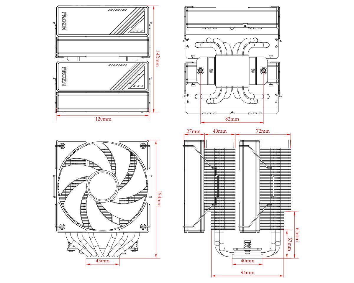 ID-COOLING FROZN A620 ARGB ID-COOLING FROZN A620 ARGB