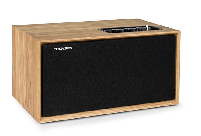 Thomson WS502 Wooden Compact Residential Speaker Wood Thomson WS502 Wooden Compact Residential Speaker Wood