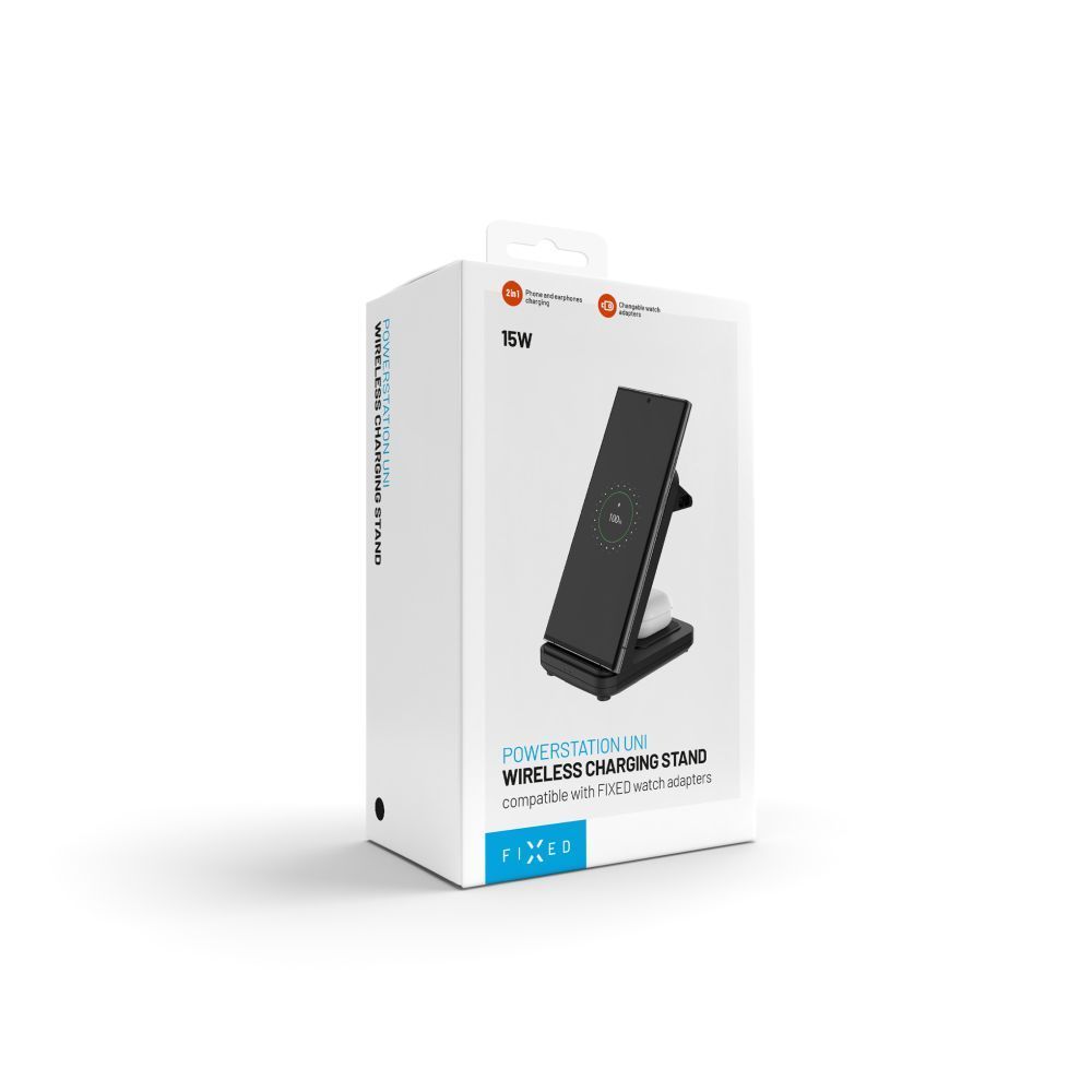 FIXED 3 in 1 Wireless töltő, fekete