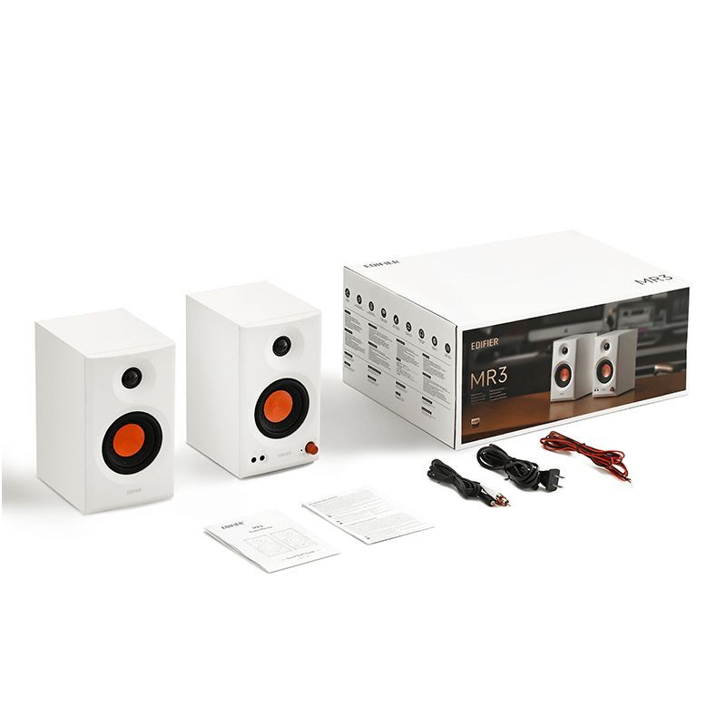 Edifier MR3 Powered Studio Monitor Speakers White Edifier MR3 Powered Studio Monitor Speakers White