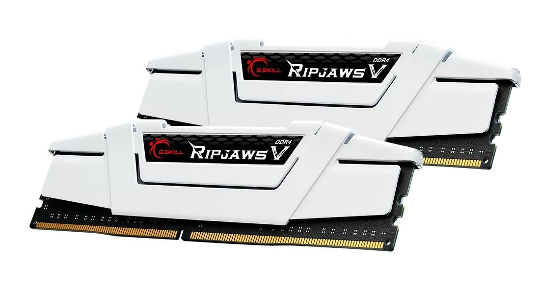 G.SKILL 32GB DDR4 3600Mhz Kit(2x16GB) Ripjaws V White G.SKILL 32GB DDR4 3600Mhz Kit(2x16GB) Ripjaws V White