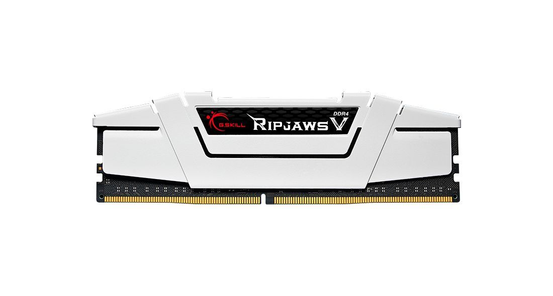 G.SKILL 32GB DDR4 3600Mhz Kit(2x16GB) Ripjaws V White G.SKILL 32GB DDR4 3600Mhz Kit(2x16GB) Ripjaws V White