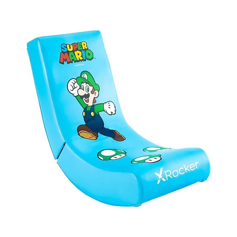 X Rocker GN1001 Nintendo Luigi Gaming Chair Blue X Rocker GN1001 Nintendo Luigi Gaming Chair Blue