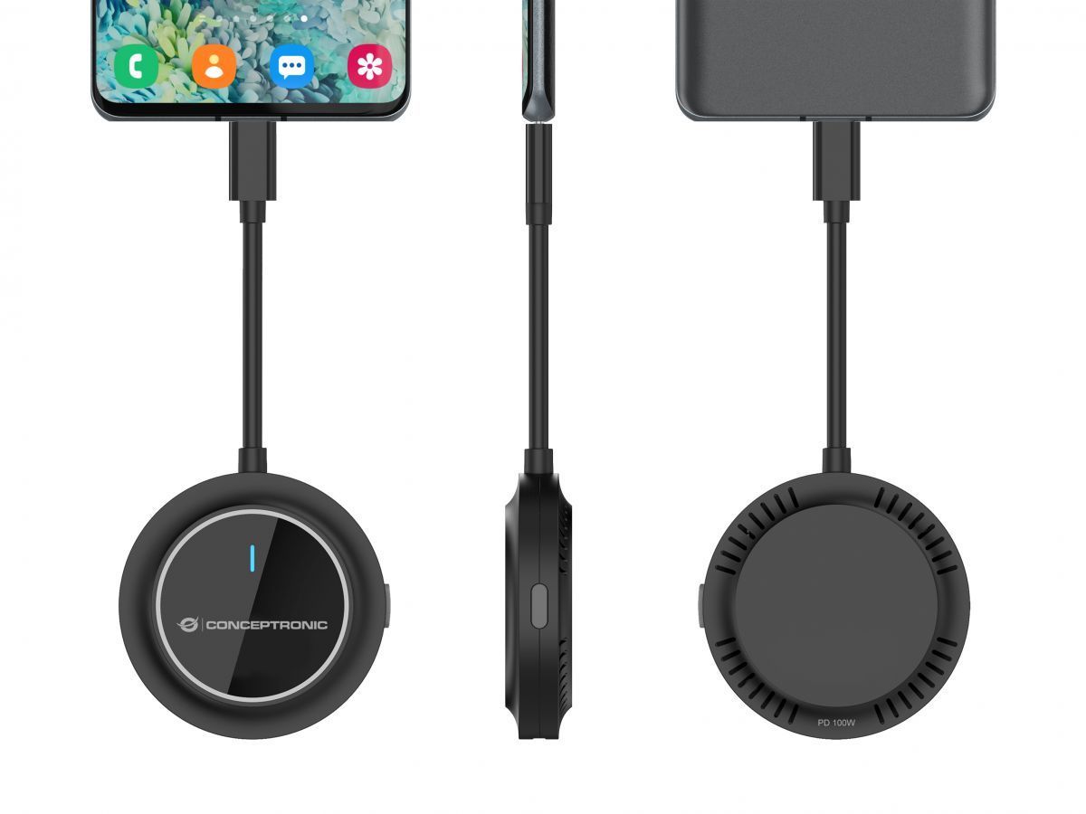 Conceptronic ATHERIC01B Wireless USB-C to HDMI Display Kit 1080P Conceptronic ATHERIC01B Wireless USB-C to HDMI Display Kit 1080P