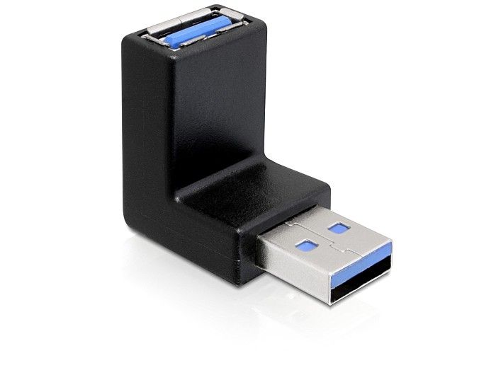 DeLock Adapter USB 3.0 male-female angled 270° vertical DeLock Adapter USB 3.0 male-female angled 270° vertical