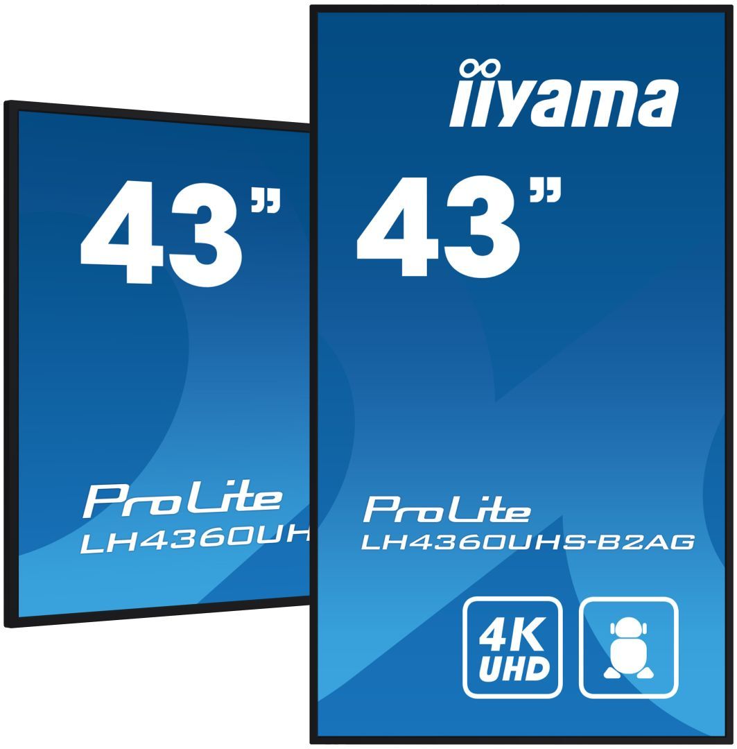 iiyama 42,5" ProLite LH4360UHS-B2AG LED Display iiyama 42,5" ProLite LH4360UHS-B2AG LED Display