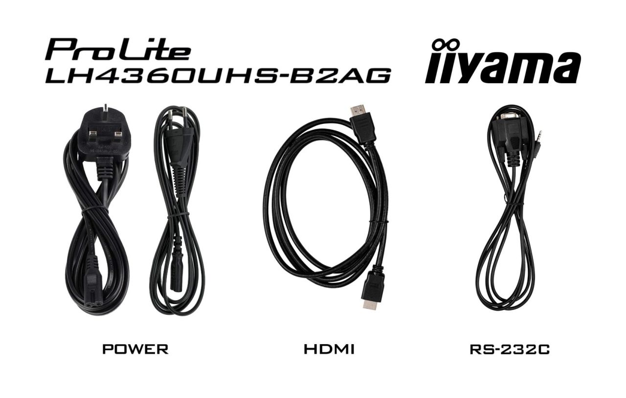 iiyama 42,5" ProLite LH4360UHS-B2AG LED Display iiyama 42,5" ProLite LH4360UHS-B2AG LED Display