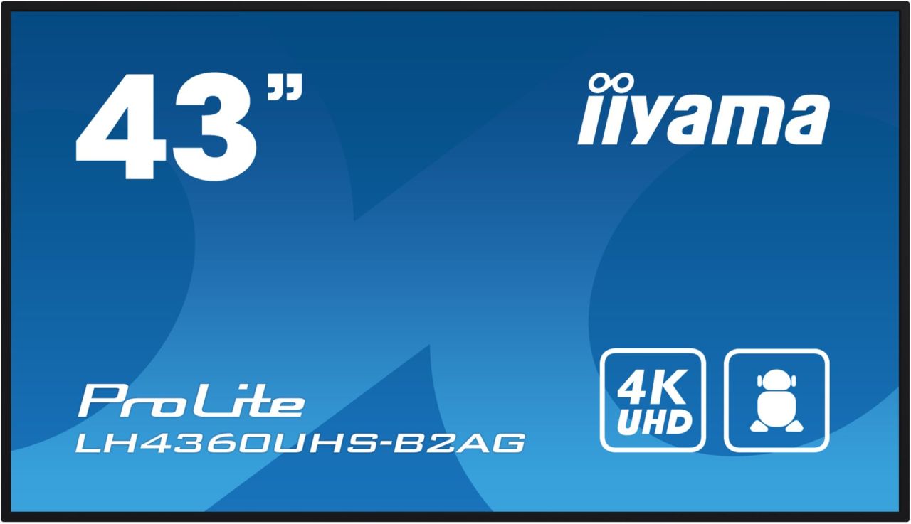 iiyama 42,5" ProLite LH4360UHS-B2AG LED Display iiyama 42,5" ProLite LH4360UHS-B2AG LED Display