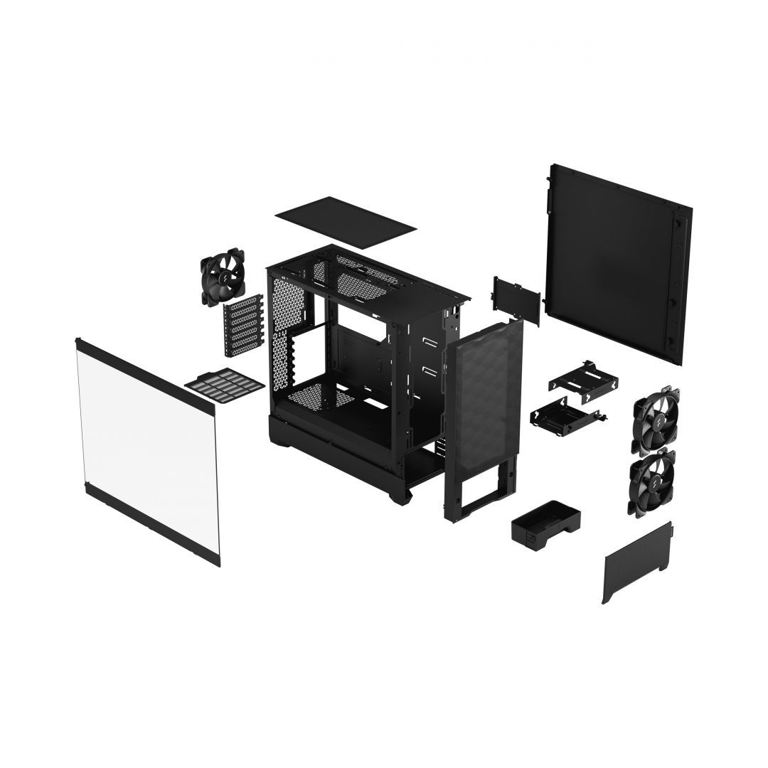 Fractal Design Pop Air RGB Tempered Glass Black Fractal Design Pop Air RGB Tempered Glass Black