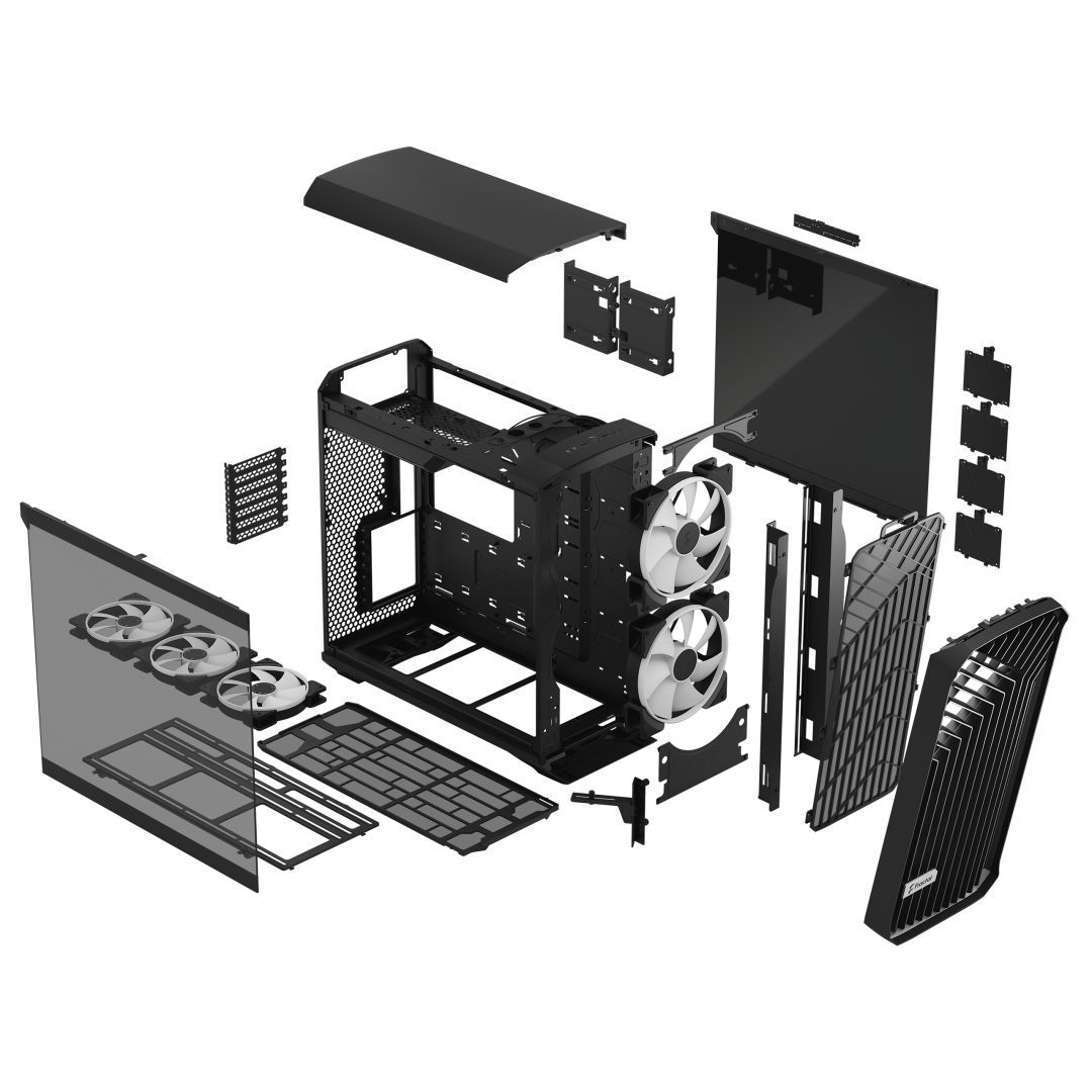 Fractal Design Torrent RGB Tempered Glass Black Fractal Design Torrent RGB Tempered Glass Black