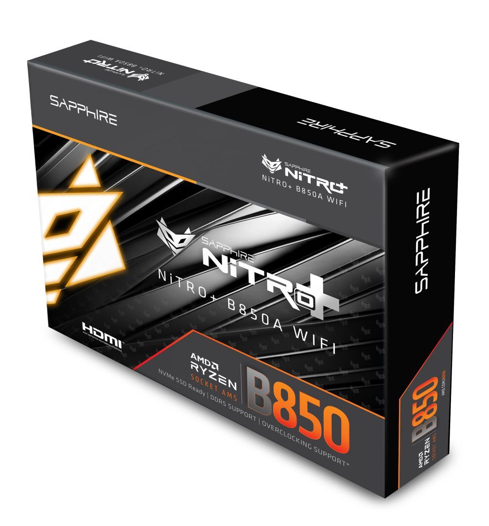 Sapphire NITRO+ B850A WIFI 7 Sapphire NITRO+ B850A WIFI 7