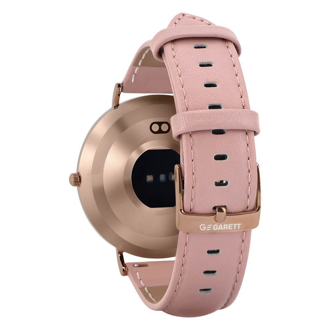 GARETT VERONA Smartwatch Gold Pink Leather GARETT VERONA Smartwatch Gold Pink Leather