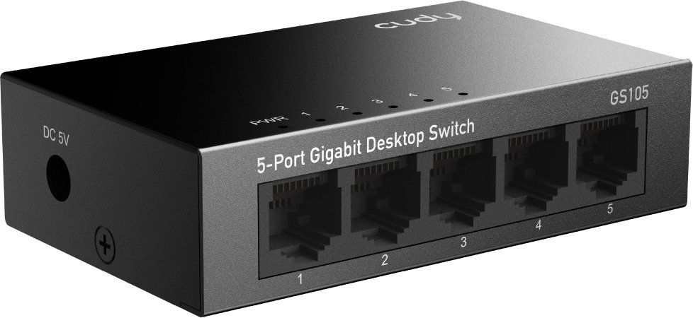 Cudy GS105 5-Port Switch Black Cudy GS105 5-Port Switch Black