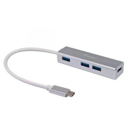 BlackBird USB Type-C HUB 4xUSB 3.0 Silver BlackBird USB Type-C HUB 4xUSB 3.0 Silver