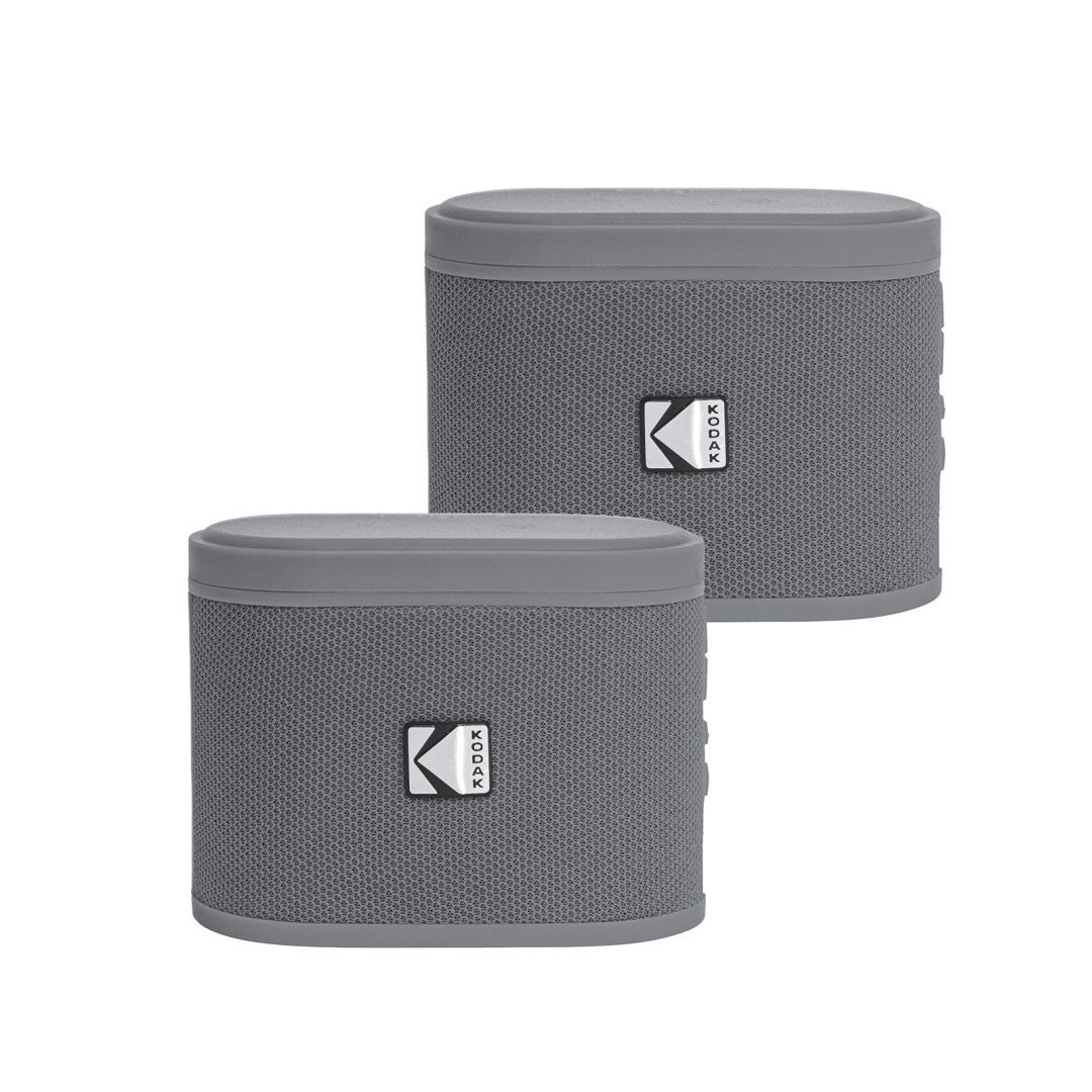 Kodak BRIXG2 Soundbrix Mini Bluetooth Coloured Portable Two Speakers Grey Kodak BRIXG2 Soundbrix Mini Bluetooth Coloured Portable Two Speakers Grey
