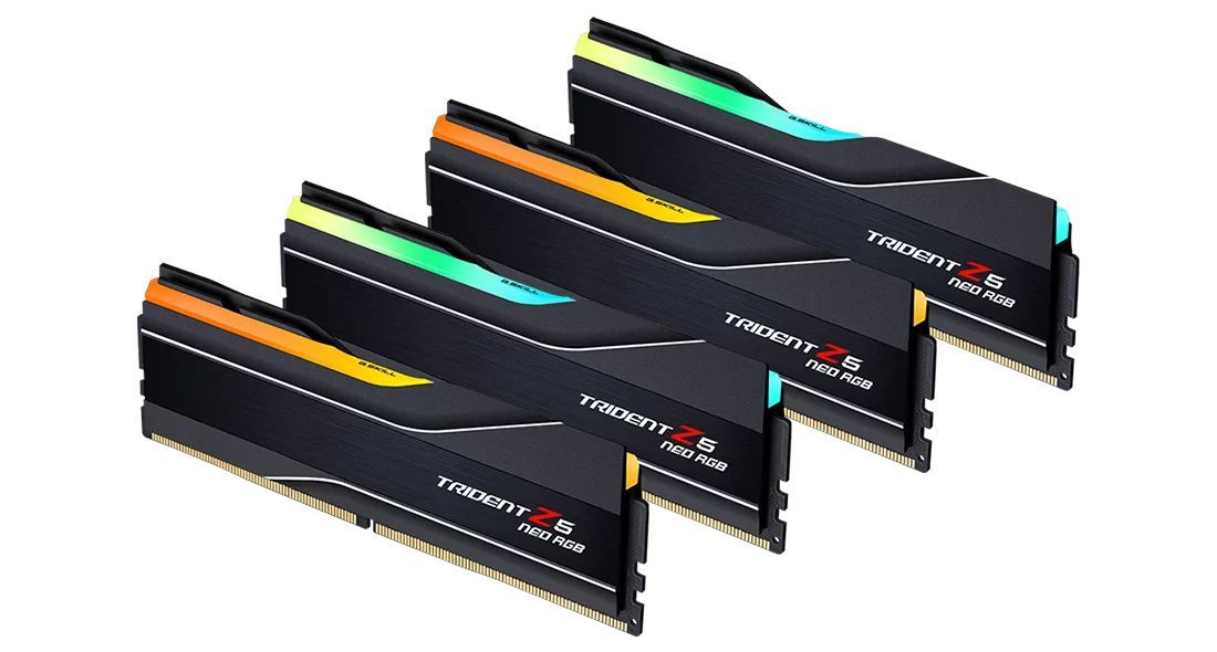 G.SKILL 256GB DDR5 6000MHz Kit(4x64GB) Trident Z5 Neo RGB
