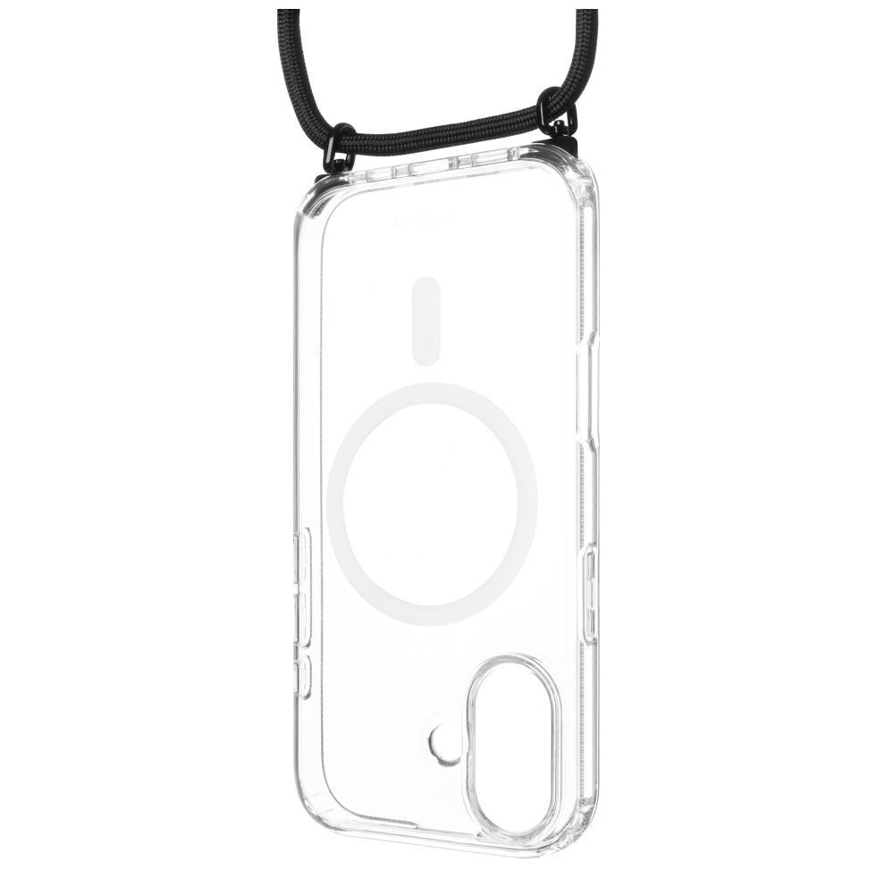 FIXED Nyakbaakasztható MagPure tok Apple iPhone 17 telefonhoz, fekete FIXED Nyakbaakasztható MagPure tok Apple iPhone 17 telefonhoz, fekete