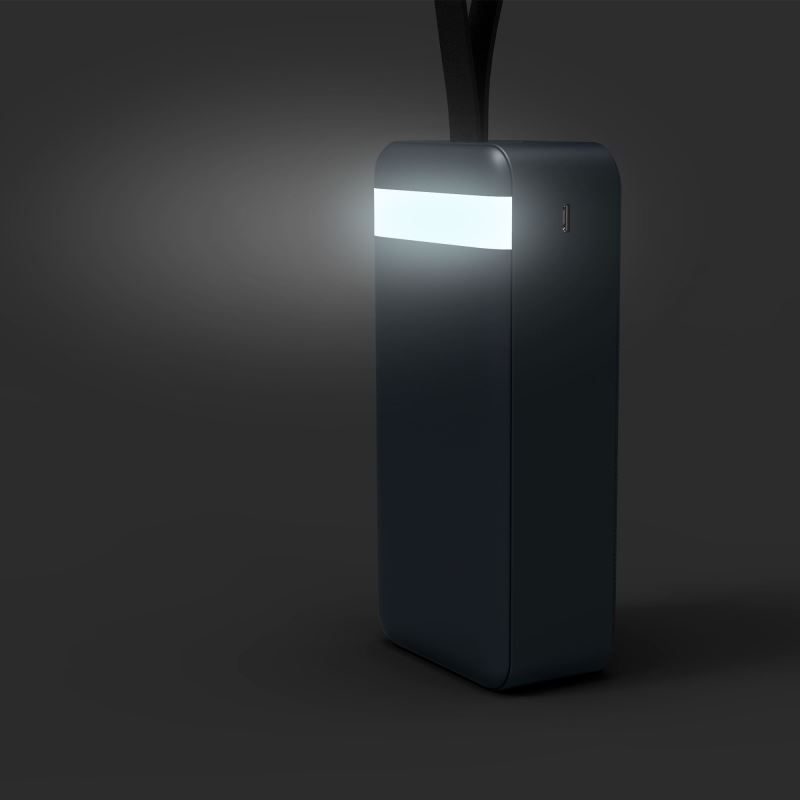 Port Designs 30000mAh Powerbank LCD Display USB-A QC / USB-C / Micro USB Black Port Designs 30000mAh Powerbank LCD Display USB-A QC / USB-C / Micro USB Black