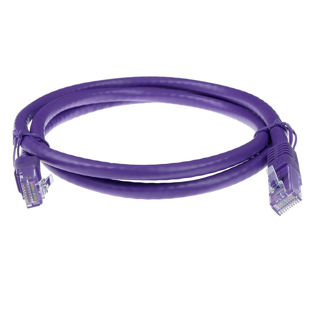 ACT CAT6A U-UTP Patch Cable 1m Purple ACT CAT6A U-UTP Patch Cable 1m Purple