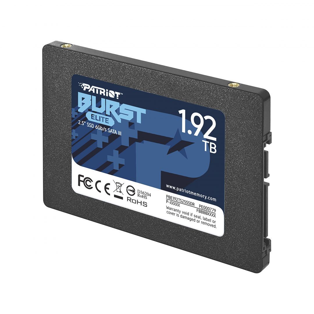 Patriot 1,92TB 2,5" SATA3 Burst Elite Patriot 1,92TB 2,5" SATA3 Burst Elite
