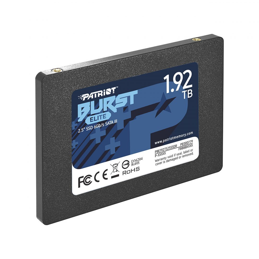 Patriot 1,92TB 2,5" SATA3 Burst Elite Patriot 1,92TB 2,5" SATA3 Burst Elite