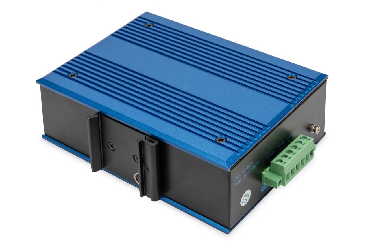 Digitus DN-651132 8-Port 10/100Base-TX to 100Base-FX Industrial Ethernet Switch Blue Digitus DN-651132 8-Port 10/100Base-TX to 100Base-FX Industrial Ethernet Switch Blue