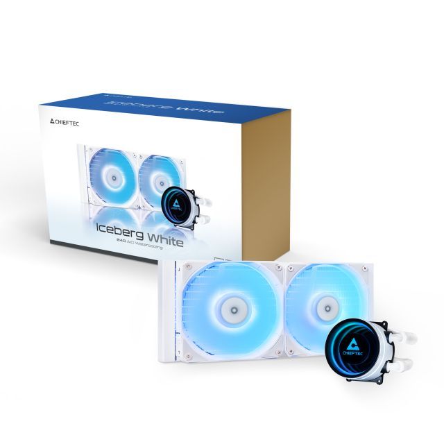 Chieftec Iceberg 240 RGB AiO CPU Cooler White