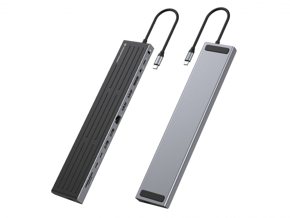 Conceptronic DONN32B 14-in-1 USB 3.2 Gen 1 Docking Station Conceptronic DONN32B 14-in-1 USB 3.2 Gen 1 Docking Station