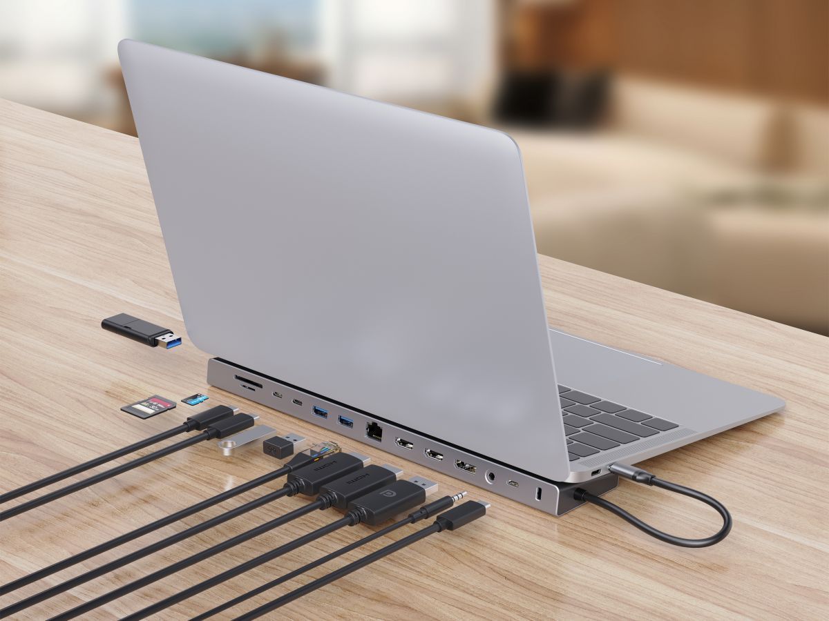 Conceptronic DONN32B 14-in-1 USB 3.2 Gen 1 Docking Station Conceptronic DONN32B 14-in-1 USB 3.2 Gen 1 Docking Station