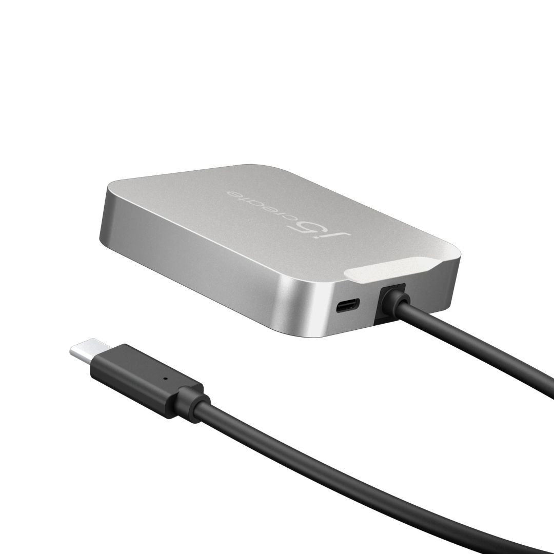j5create JCD391 4K60 Elite USB-C PD Multi-Port Adapter Silver j5create JCD391 4K60 Elite USB-C PD Multi-Port Adapter Silver