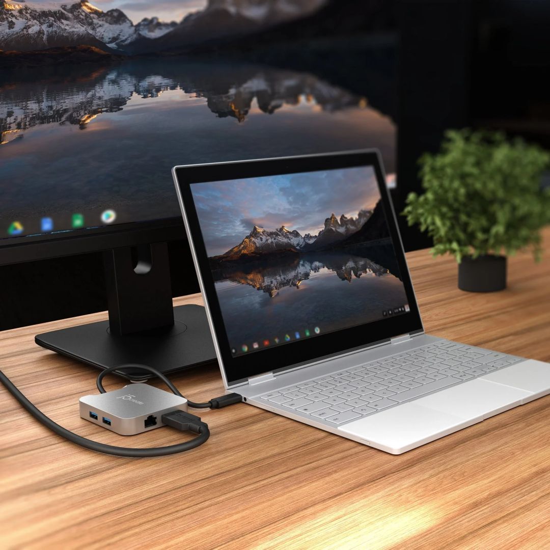 j5create JCD391 4K60 Elite USB-C PD Multi-Port Adapter Silver j5create JCD391 4K60 Elite USB-C PD Multi-Port Adapter Silver