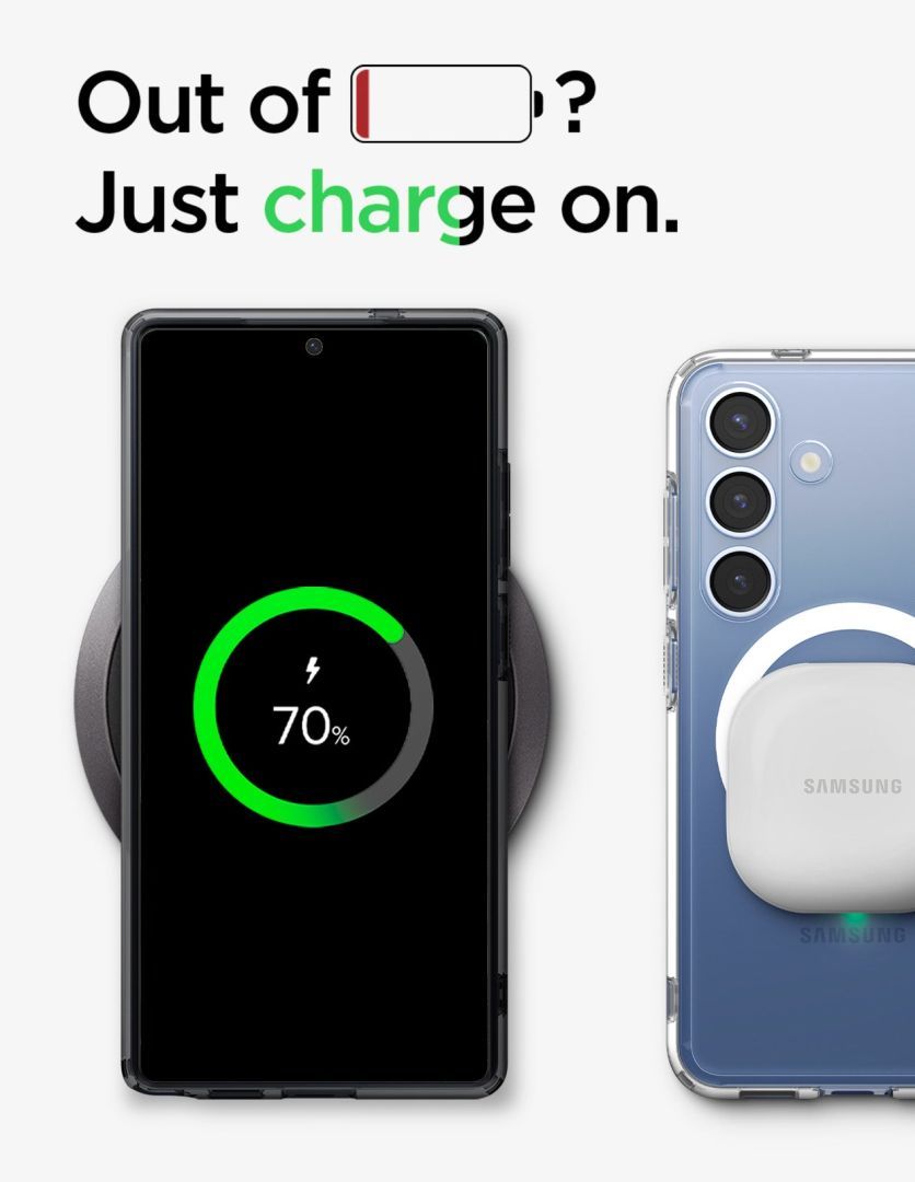 Spigen Ultra Hybrid MagSafe Samsung Galaxy S25 Clear White