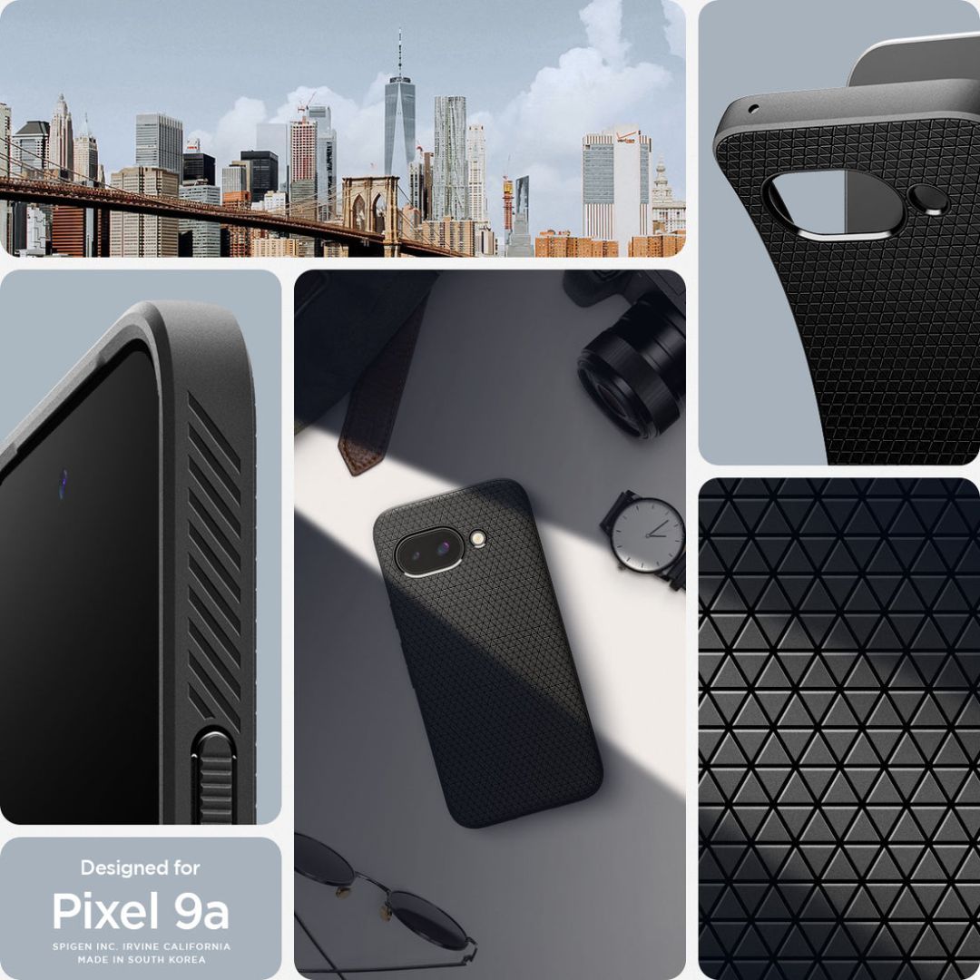 Spigen Liquid Air Google Pixel 9a Matte Black Spigen Liquid Air Google Pixel 9a Matte Black