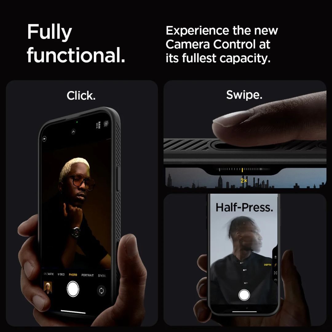 Spigen Liquid Air T MagSafe for iPhone 16 Pro Matte Black Spigen Liquid Air T MagSafe for iPhone 16 Pro Matte Black