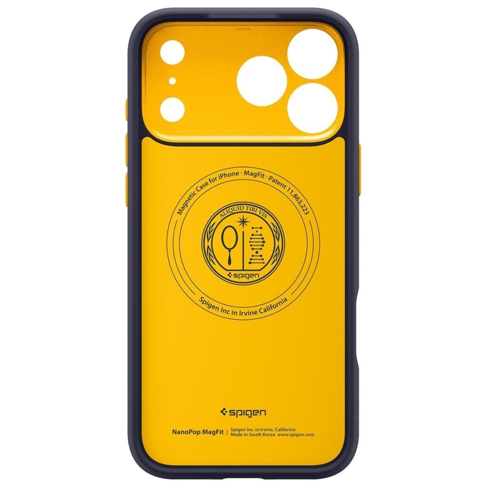 Spigen Nano Pop MagSafe case for iPhone 17 Pro Max Blueberry Navy