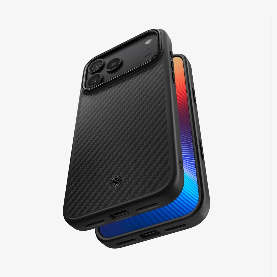 Spigen Enzo Aramid T case for iPhone 17 Pro Black