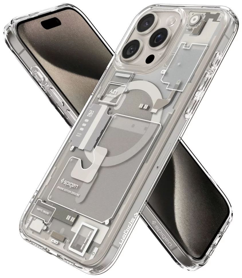 Spigen Ultra Hybrid MagSafe zero one for iPhone 15 Pro Natural Titanium Spigen Ultra Hybrid MagSafe zero one for iPhone 15 Pro Natural Titanium